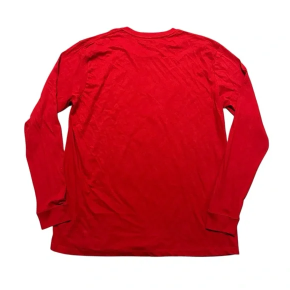 Death Row Records Long Sleeve Red/White Crewneck Shirt - Picture 2 of 7